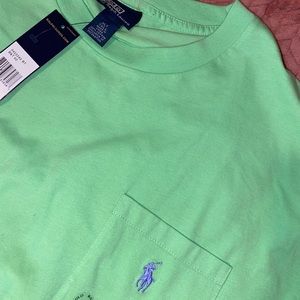 Polo Pastel Green T Shirt w Pocket NWT